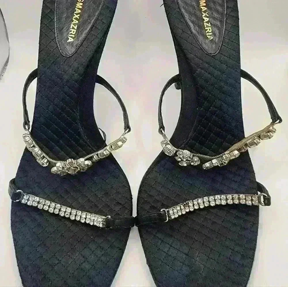 Bcb Maxazria Crystal Slides - Picture 7 of 10